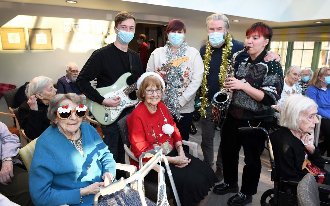 Students support care home’s big Christmas countdown