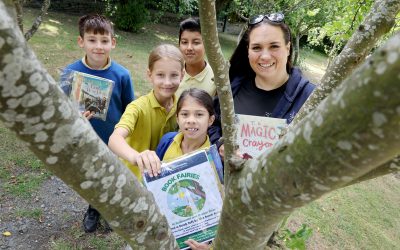 Fairy dust inspiring a love of books